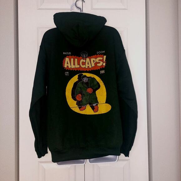Madlib MF Doom Hoodie Sweatshirt Rap Hip Hop Streetwear Size medium - Picture 2 of 7